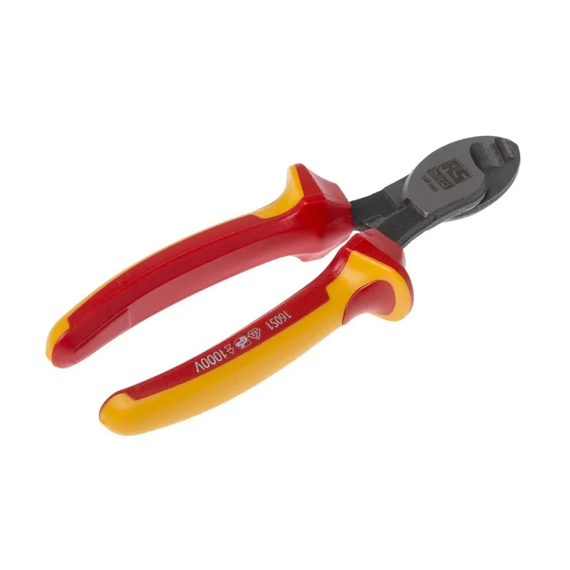 RS PRO VDE/1000V Approved Flush Cable Cutter 160 mm, Steel Jaw, 10 mm Cutting Capacity 146-3875
