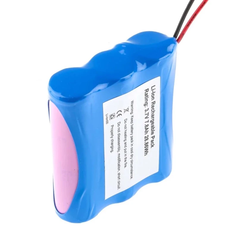 RS Pro 3.7 V Lithium-ion Rechargeable Battery Pack 7.8 Ah 3 Cells 68x55x19 mm 144-9408