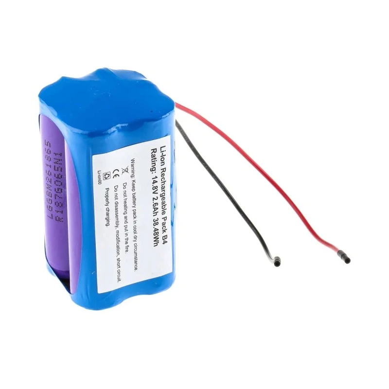 RS Pro 14.8 V Lithium-ion Rechargeable Battery Pack 4 Cells 2.6 Ah 37 x 69 x 42 mm 144-9415
