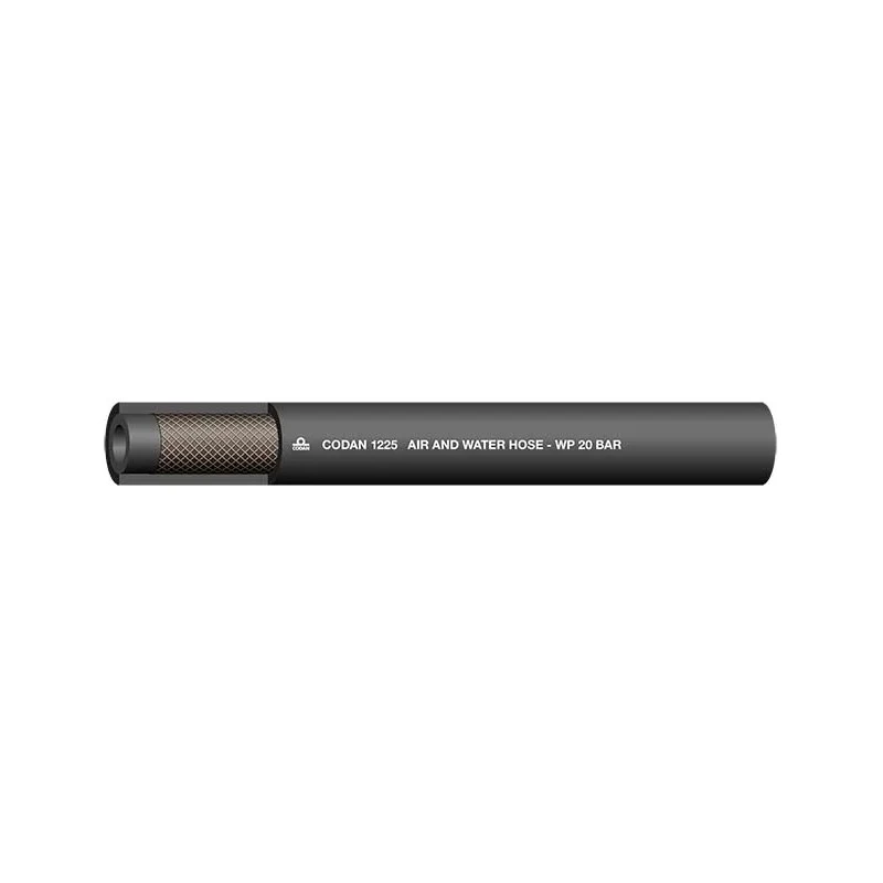 RS PRO Ethylene Propylene Diene Monomer Hose Pipe, 19 mm ID, 27 mm OD, Black, 25 m 146-7727