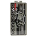 CK 21-Piece Carbon Steel Thread Tap & Die Set 1/8 in NPT T4032