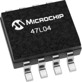 Microchip EERAM 4kB SRAM with EEPROM Backup Surface Mount SOIC Package 47L04-I/SN