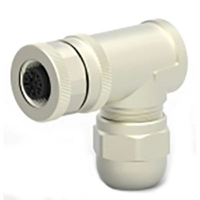 TE Connectivity Circular Connector 8 Contacts Cable Mount Plug Female IP67 30V T4112012081-000