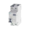 Siemens Residual Current Circuit Breaker with Overload Protection, 40A Current Rating, 2-Pole, 30 mA Trip 5SU1354-7KK40