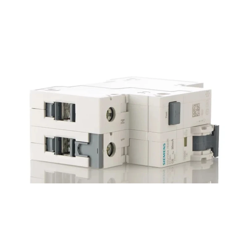 Siemens Residual Current Circuit Breaker with Overload Protection 6A Current Rating 2-Pole 30 mA Trip 5SU1354-7KK06