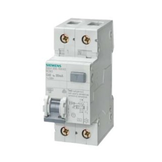 Siemens Residual Current Circuit Breaker with Overload Protection 20A Current Rating 2-Pole 30 mA Trip 5SU1356-7KK20
