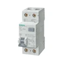 Siemens Residual Current Circuit Breaker with Overload Protection 25A Current Rating 2-Pole 30 mA Trip 5SU1356-6KK25