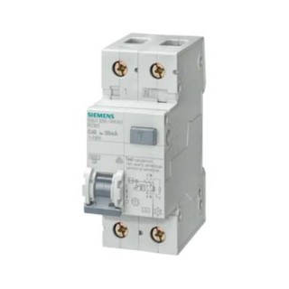 Siemens Residual Current Circuit Breaker with Overload Protection 25A Current Rating 2-Pole 30 mA Trip 5SU1356-6KK25