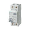 Siemens Residual Current Circuit Breaker with Overload Protection 25A Current Rating 2-Pole 30 mA Trip 5SU1356-6KK25