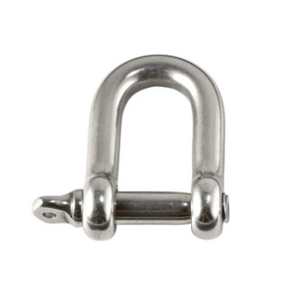 Ergodyne Stainless Steel D-Shackle with Screw Pin, Electro Galvanised Finish, 6.8 kg Safe Working Load E3790XL