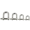 Ergodyne Stainless Steel D-Shackle with Screw Pin, Electro Galvanised Finish, 6.8 kg Safe Working Load E3790XL