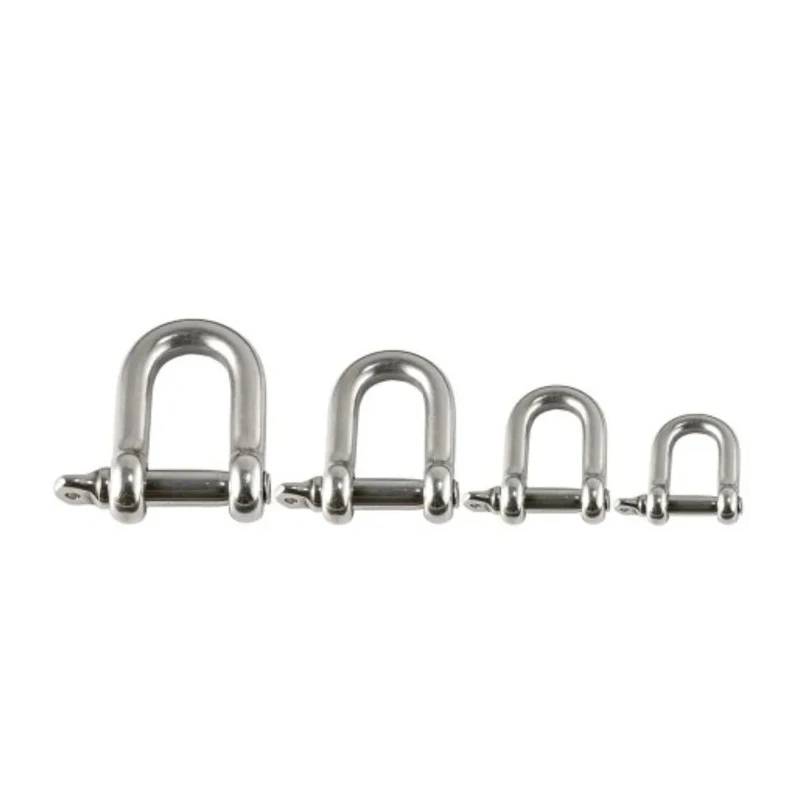 Ergodyne Stainless Steel D-Shackle with Screw Pin, Electro Galvanised Finish, 6.8 kg Safe Working Load E3790XL