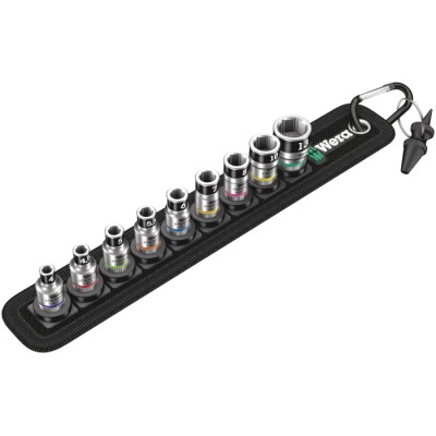 Wera 12-Piece 1/4 in Hexagon Socket Set Steel Material 265mm Length 05003880001