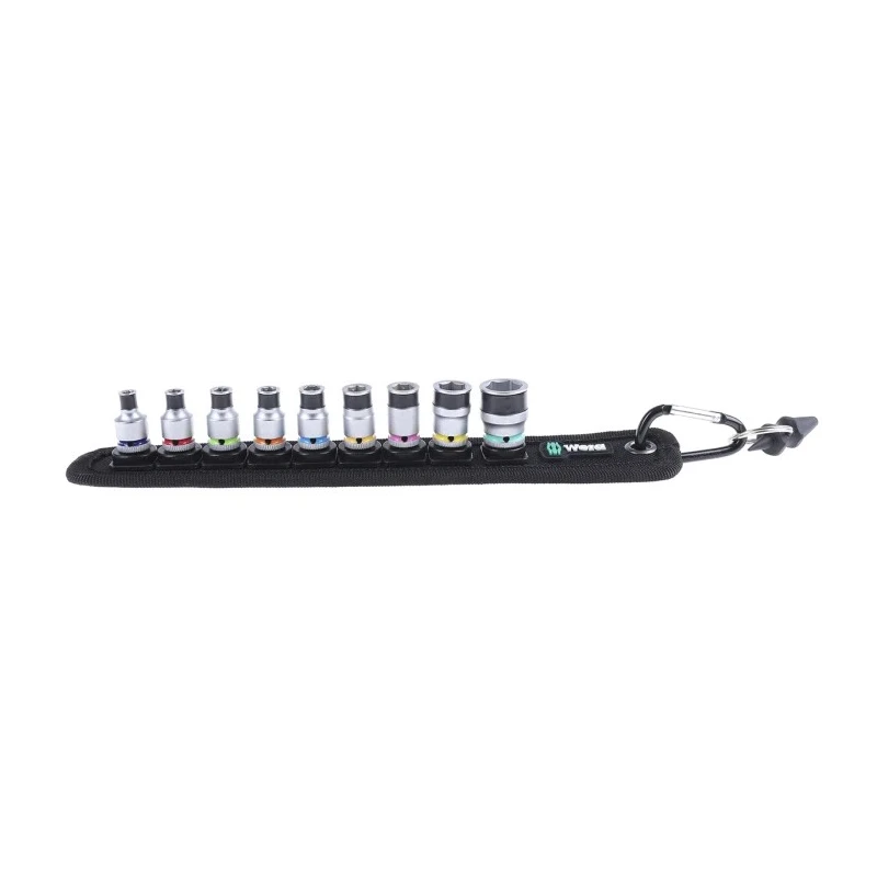 Wera 12-Piece 1/4 in Hexagon Socket Set Steel Material 265mm Length 05003880001