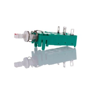 C & K NE-18 Series Push Button Switch Latching Through Hole DPST 250V AC NE182AEESNL6AMP