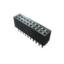 Samtec SFMC Series Straight Surface PCB Socket, 8-Contact, 2 Row, 1.27 mm Pitch, 310 V, 2.9 A, Liquid SFMC-104-01-S-D