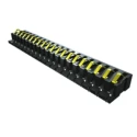 Samtec SIB Series Straight Surface PCB Header, 5 Contacts, 2.54 mm Pitch, 1 Row, Shrouded SIB-105-02-F-S-LC
