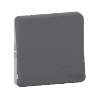 Schneider Electric Light Switch Surface Flush Panel Cutout 40 mm Rocker Grey Mureva Styl MUR37021