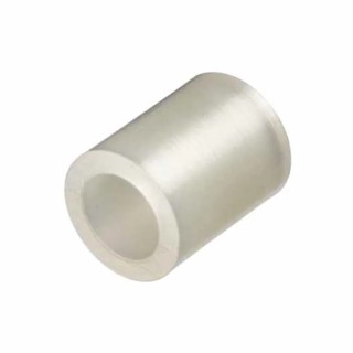 HARWIN Polyamide Round Spacer M4 Clearance Ø6.3mm O/D Nickel Plated Brass Finish R40-6710894
