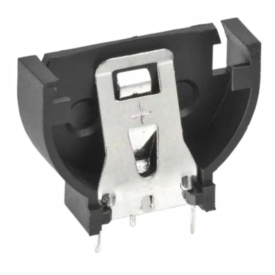 HARWIN Battery Holder for CR2016, CR2025, CR2032 Batteries PCB Mount Nylon Body S8401-46