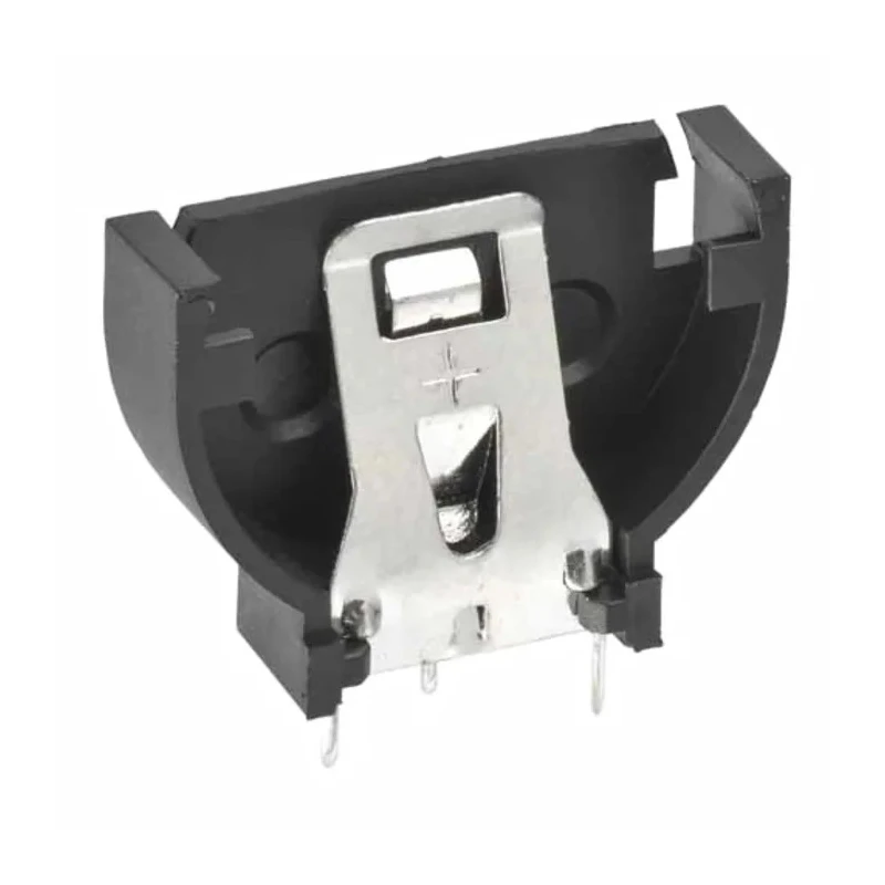 HARWIN Battery Holder for CR2016, CR2025, CR2032 Batteries PCB Mount Nylon Body S8401-46
