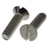 RS PRO Slot Countersunk Stainless Steel Machine Screw M4 Thread 16mm Length 158-3405