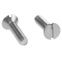 RS PRO Slot Countersunk Stainless Steel Machine Screw M3 x 12mm 158-3348