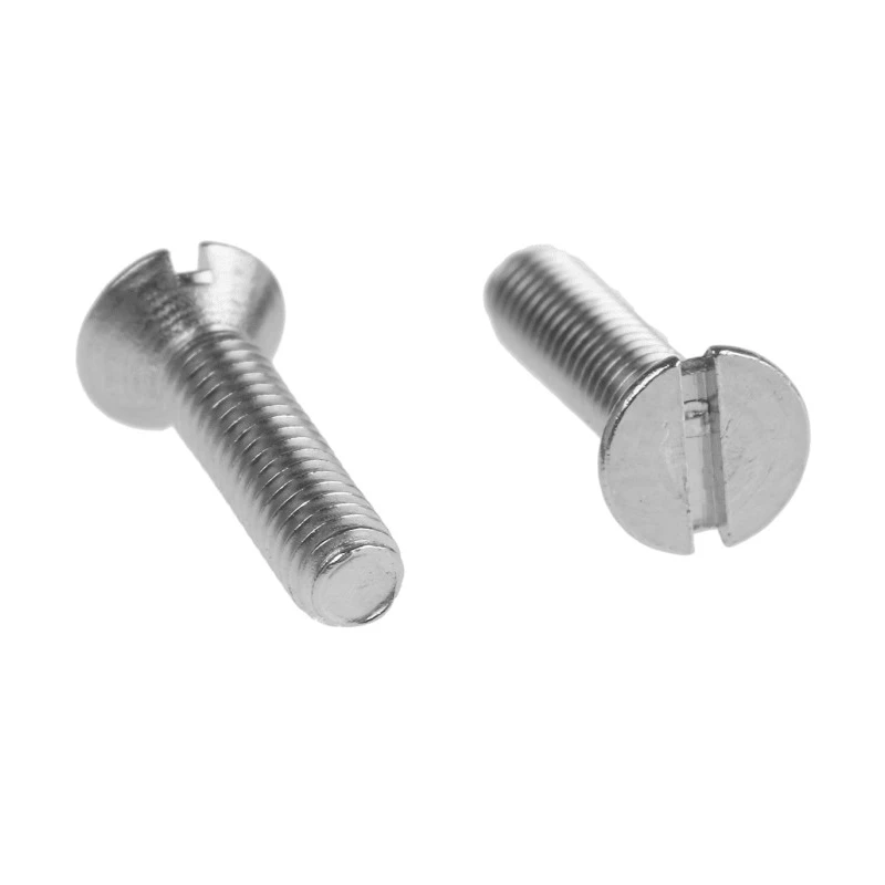 RS PRO Slot Countersunk Stainless Steel Machine Screw M3 x 12mm 158-3348