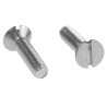 RS PRO Slot Countersunk Stainless Steel Machine Screw M3 x 12mm 158-3348