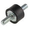 RS PRO M8 Anti-Vibration Mount Male to Male Bobbin Natural Rubber 25 mm OD 15 mm Height 63.5 kg Compression 162-3234