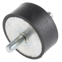 RS PRO M10 Anti-Vibration Mount Male to Male Bobbin with 351 kg Compression Load, 60 mm OD, 25 mm Height 162-3236