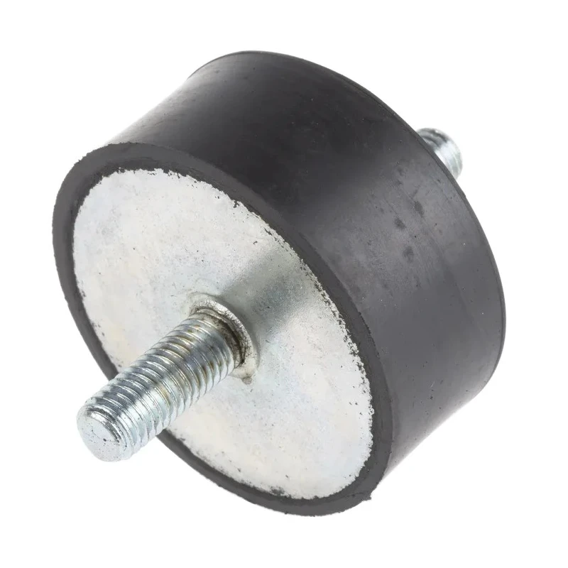 RS PRO M10 Anti-Vibration Mount Male to Male Bobbin with 351 kg Compression Load, 60 mm OD, 25 mm Height 162-3236
