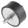 RS PRO M10 Anti-Vibration Mount Male to Male Bobbin with 351 kg Compression Load, 60 mm OD, 25 mm Height 162-3236