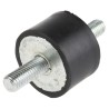 RS PRO M10 Anti-Vibration Mount Male to Male Bobbin with 164 kg Compression Load, 40 mm OD, 25 mm Height 162-3240