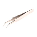 CK 105mm Stainless Steel Bent Fine ESD Safe Tweezer T2317