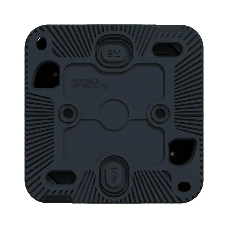 Schneider Electric 16A Grey 1 Gang Plug Socket Mureva Styl Indoor & Outdoor, Type E - French MUR35031