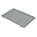 RS PRO Black Grey Polypropylene Storage Box Lid Hinged 16 mm x 600 mm x 400 mm 163-1901
