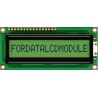 Fordata LCD Graphic Display 1 Row By 16 Characters, Green Yellow Illumination, 65x14 mm Viewing Area FC1601E01-RNNYBW-66SE
