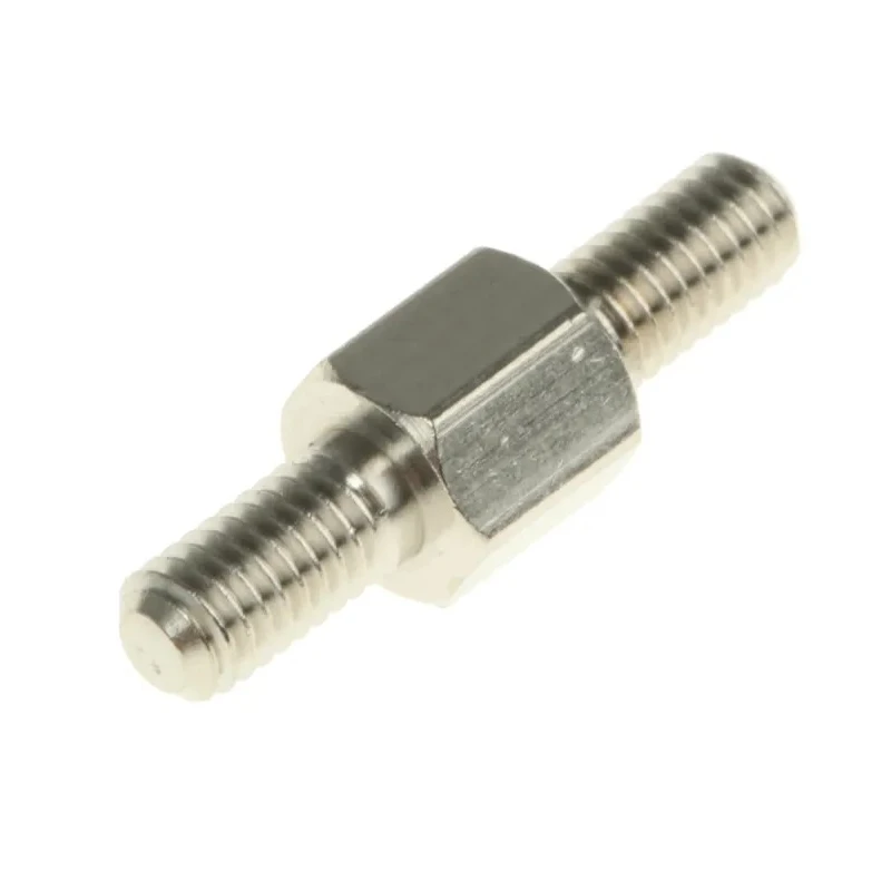 HARWIN Brass Hex Standoff M3 Thread Male/Male 5mm Across Flat R30-4000502