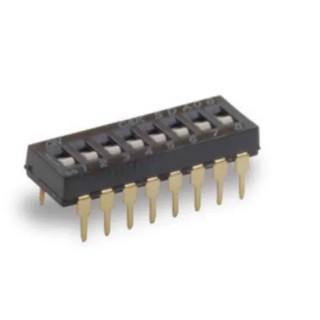 C & K Recessed Flush Slide Rotary Coded DIP Switch SDA08H0BD