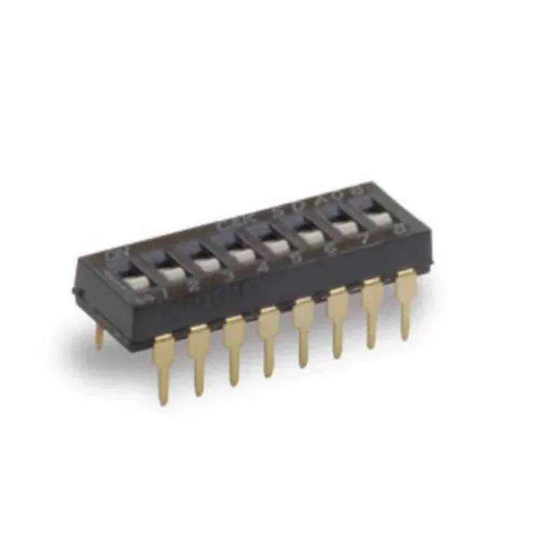 C & K Recessed Flush Slide Rotary Coded DIP Switch SDA08H0BD