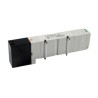 SMC Pneumatic Solenoid Pilot-Operated Control Valve 2/1 Solenoid Rc Threaded Port Aluminium Body Rubber Seal 24V DC VQ4000