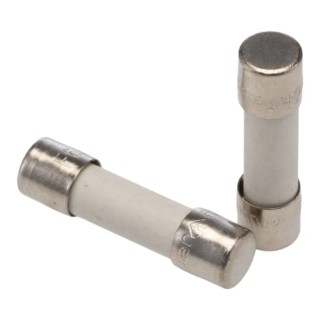 Schurter 6.3A F Ceramic Cartridge Fuse, 5 x 20 mm, Fast Acting, 250V AC 0001.1012