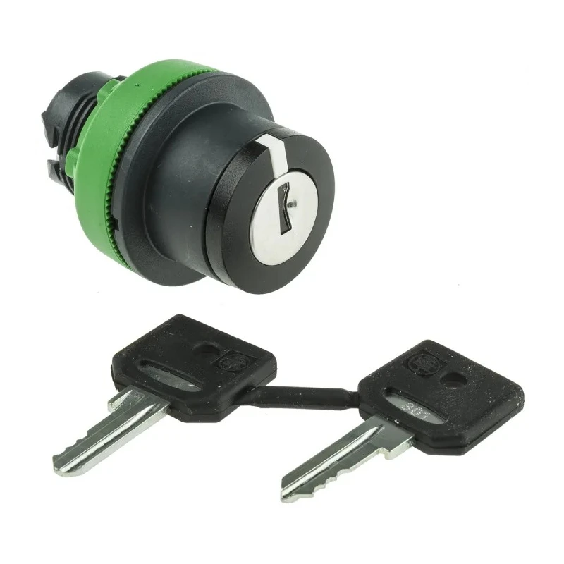 Schneider Electric Harmony XB5 3-Position Spring Return Key Switch Head 30mm Cutout ZB5FG08