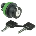 Schneider Electric Harmony XB5 3-position Key Switch Head Latching 30 mm Cutout ZB5FG09D