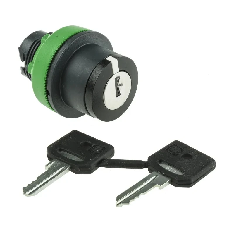 Schneider Electric Harmony XB5 3-position Key Switch Head Latching 30 mm Cutout ZB5FG09D