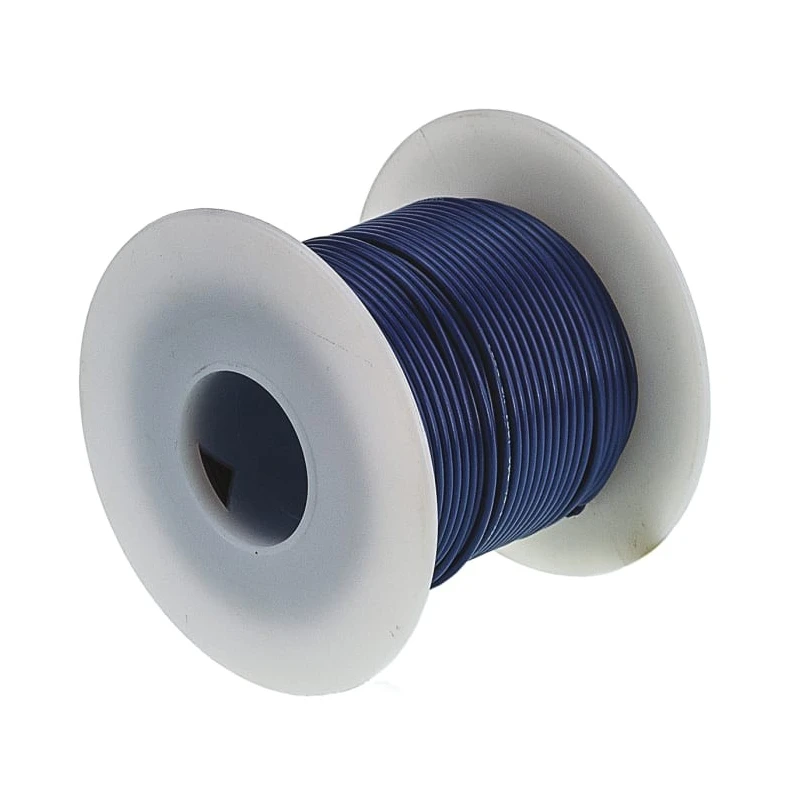 Alpha Wire Harsh Environment Hookup Wire PVC Series Blue 7 x 0.25 mm Copper Conductor 30 m 105°C 3051 BL005