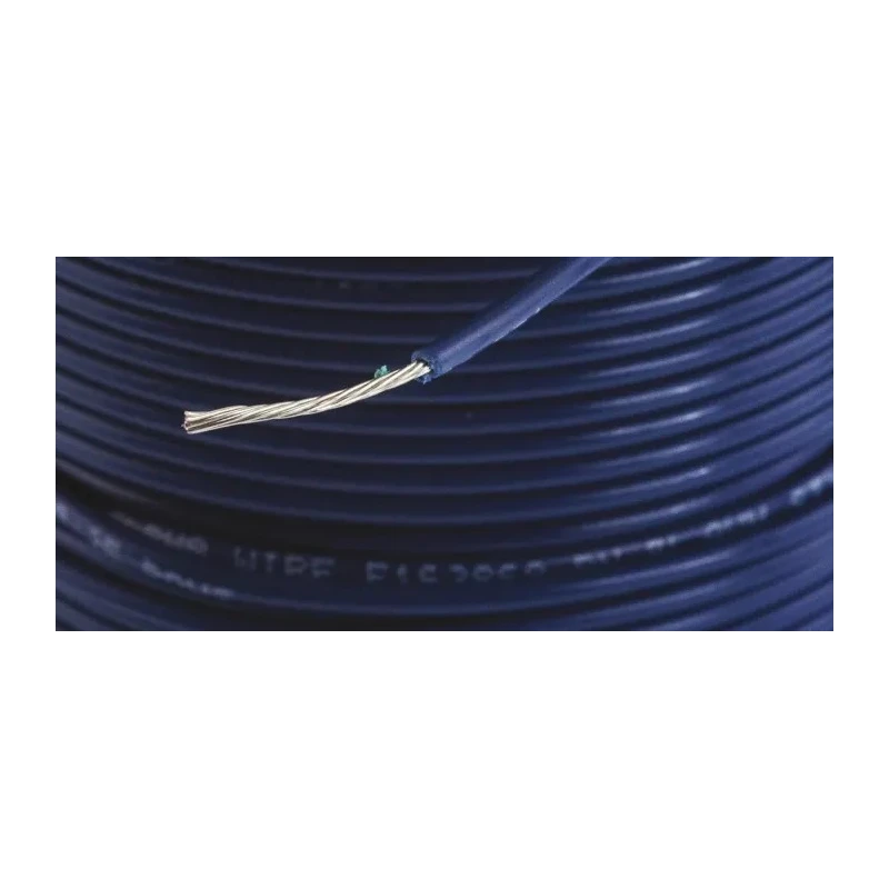 Alpha Wire Harsh Environment Hookup Wire PVC Series Blue 7 x 0.25 mm Copper Conductor 30 m 105°C 3051 BL005