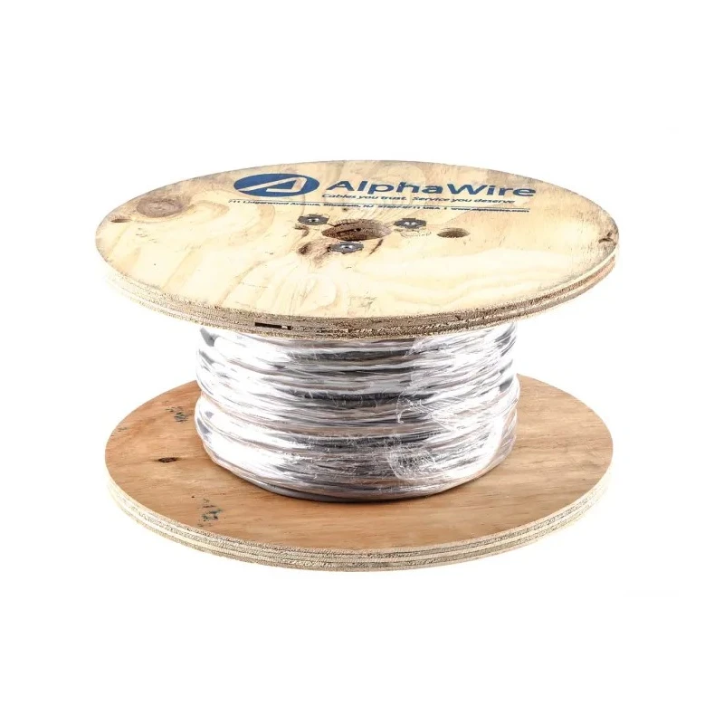 Alpha Wire Alpha Essentials Communication & Control Control Cable, 2 Cores, 0.56 mm² 20 AWG, Screened, Armoured 2411C SL033