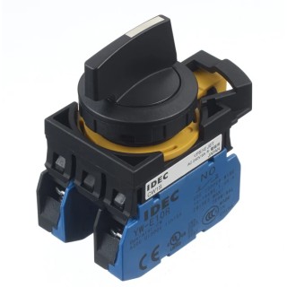 Idec Spring Return Selector Switch DPST 3 Positions 22 mm Cutout Diameter CW1S-31LE20